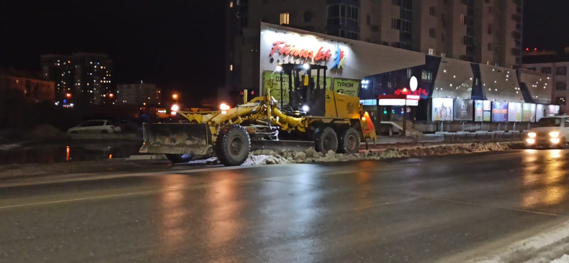 Дорожные службы Якутска работают круглосуточно