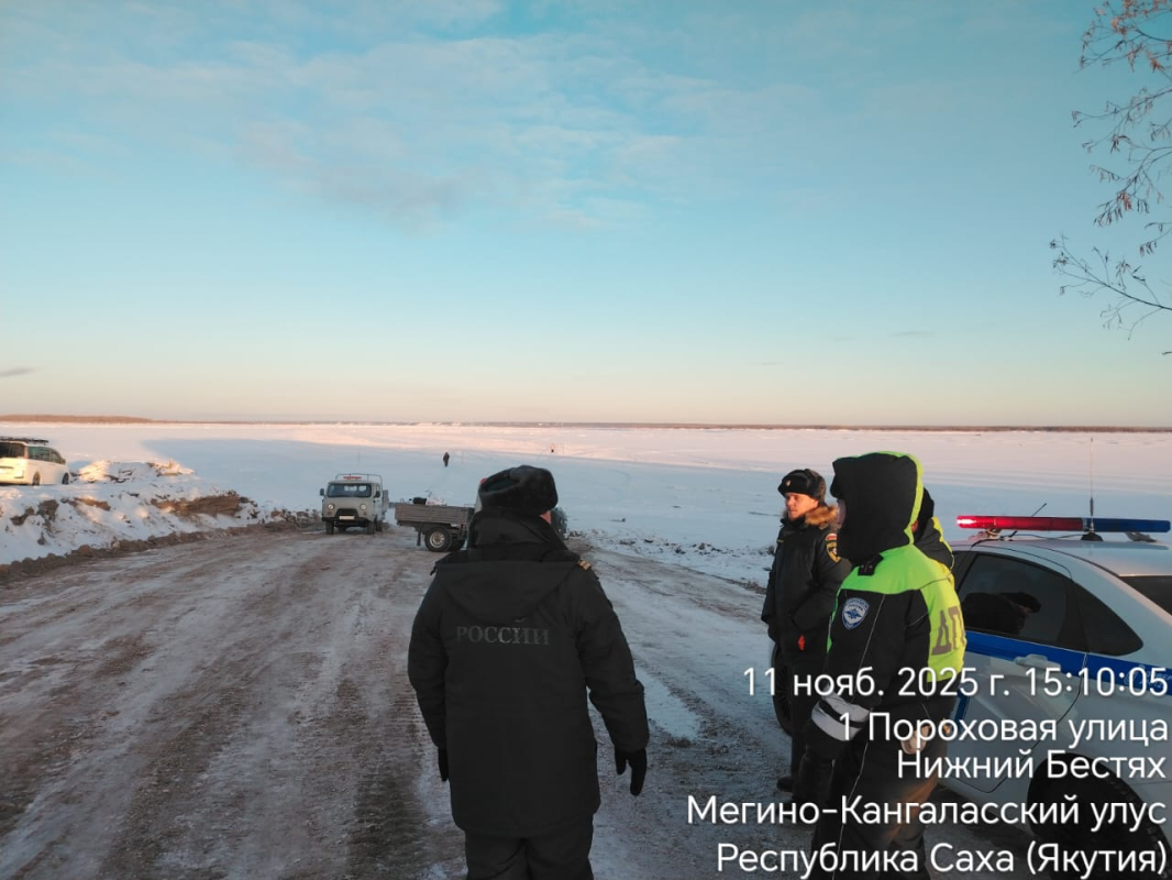 Выезд автотранспортных средств на лед запрещен!