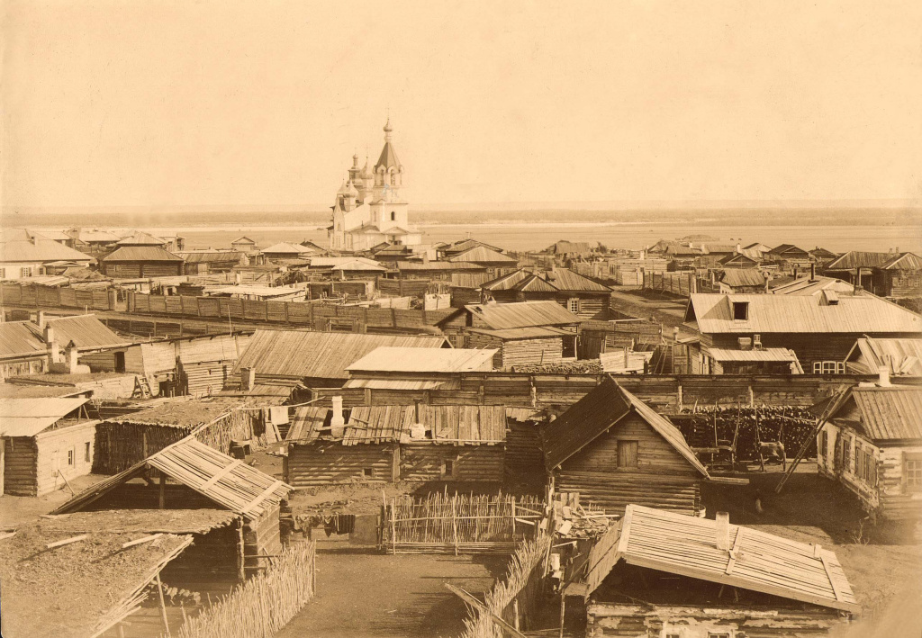 ф.2. 1820 Центр Якутска. Преображенка. Фото конца 19 в. от Н. А. Виташевского..JPG